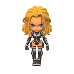 Cyber-Blonde – Ingame-Form