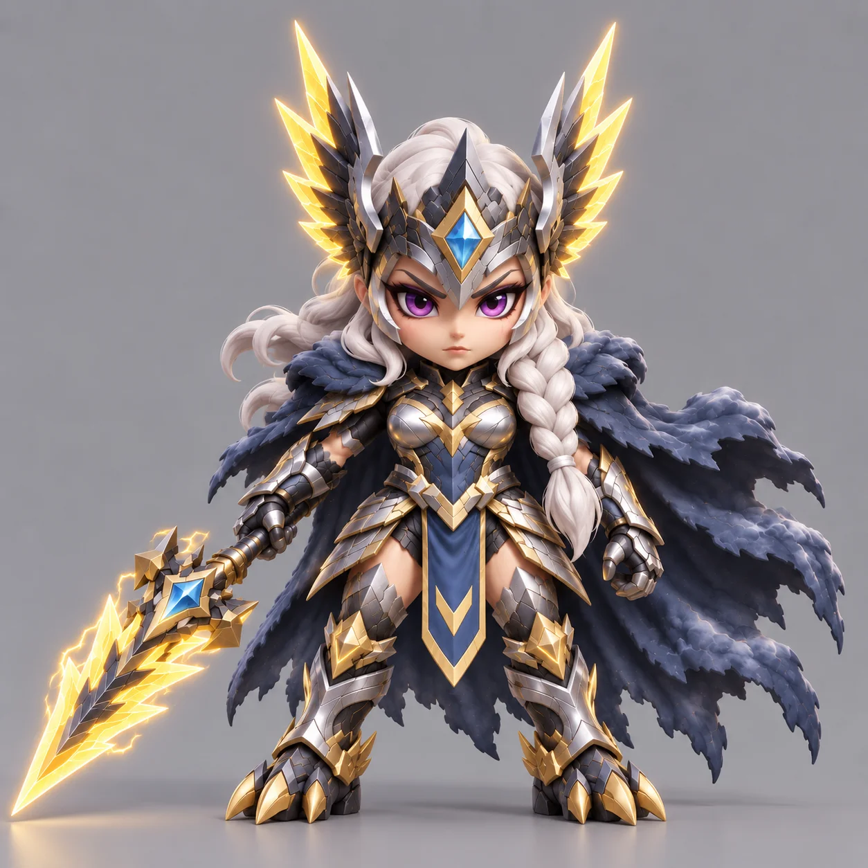 Thunder Goddess – Chibi-Konzept