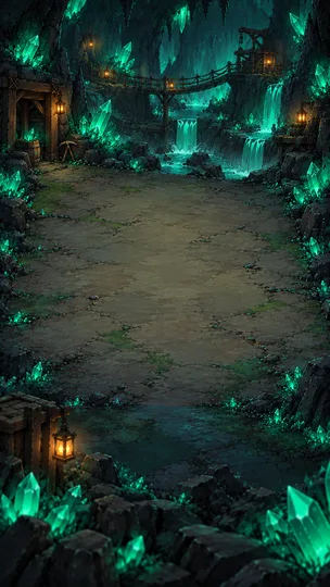 Originalkulisse: Kristallhöhle