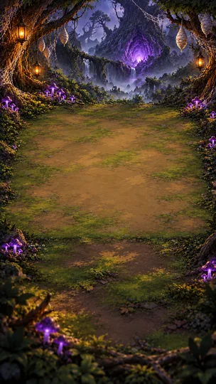 Originalkulisse: Spinnenwald