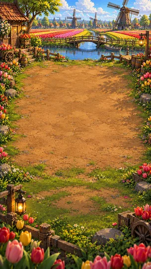 Originalkulisse: Tulpenfeld