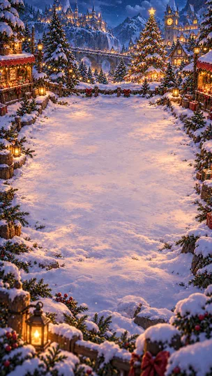 Originalkulisse: Winterlichtermarkt